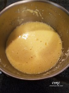 An egg and Parmesan mixture, waiting to become carbonara. © cmurraycook.com